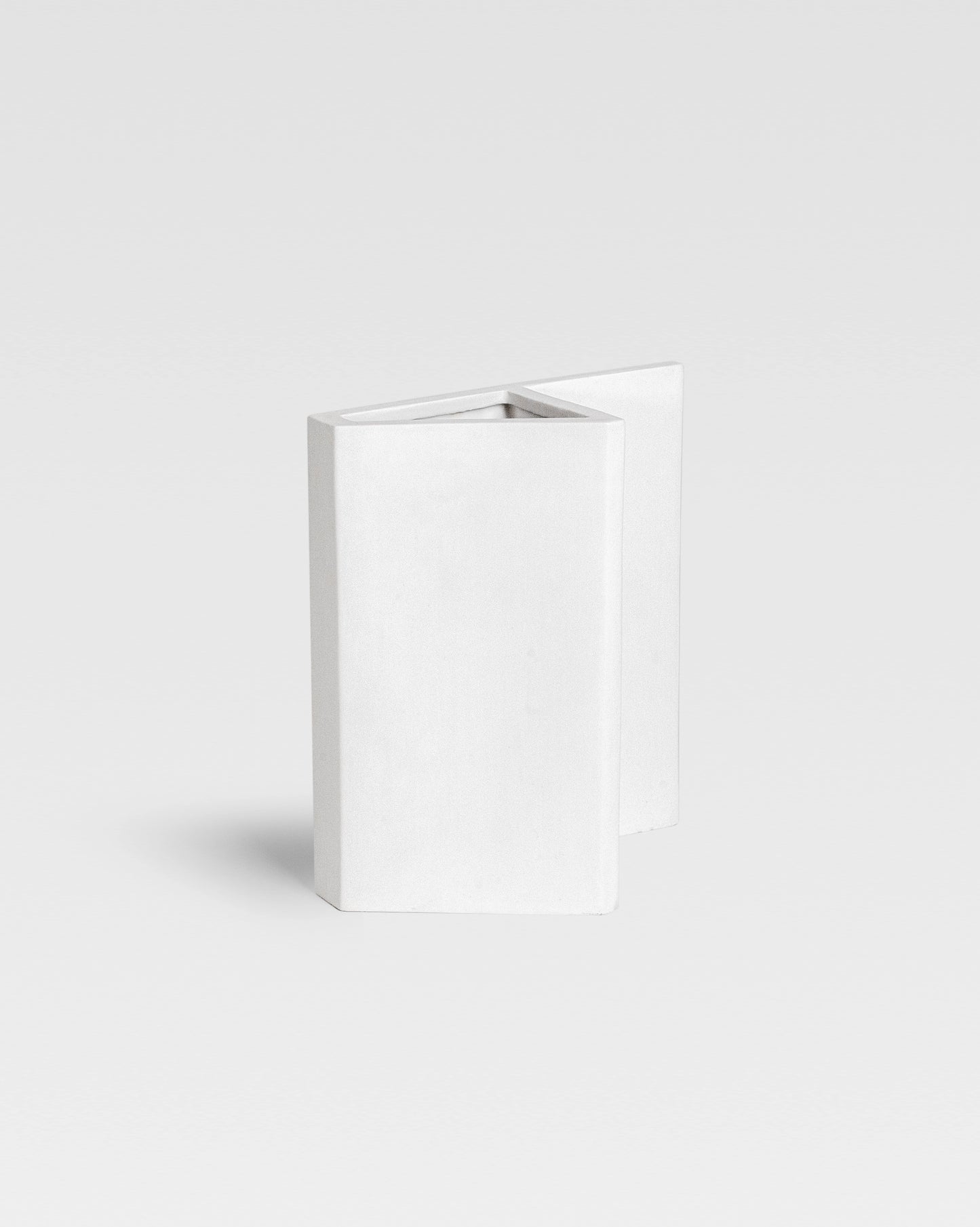 Matte white Knight Vase from the Kish o Mat collection.